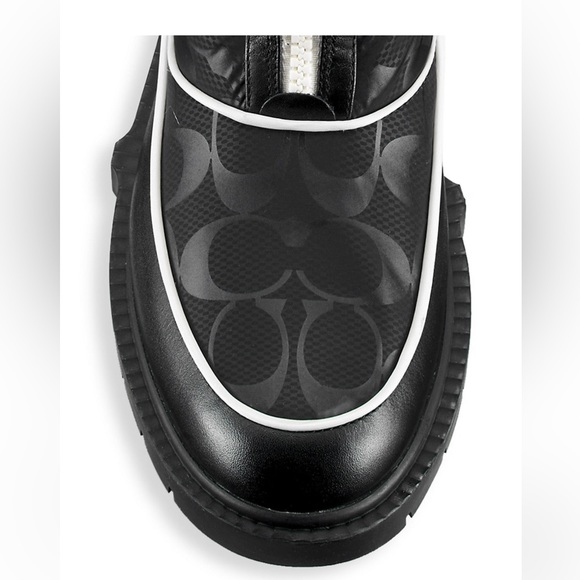 COACH Leona Monogram Nylon Ankle Boots - Picture 5 of 16
